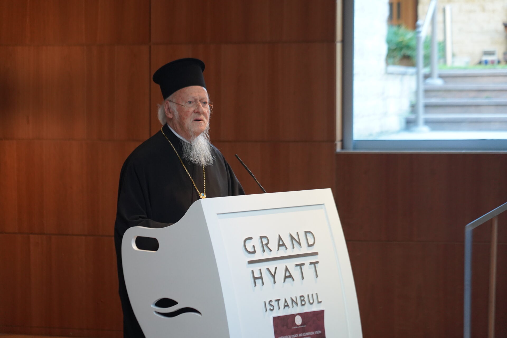 Η ομιλία του Οικουμενικού Πατριάρχου στο Συνέδριο για τον Περγάμου Ιωάννη Η ομιλία του Οικουμενικού Πατριάρχου στο Συνέδριο για τον Περγάμου Ιωάννη - Θεολογική Παρακαταθήκη και Οικουμενική Προοπτική: Συνέδριον εις μνήμην του Μητροπολίτου Περγάμου Ιωάννου Δ. Ζηζιούλα